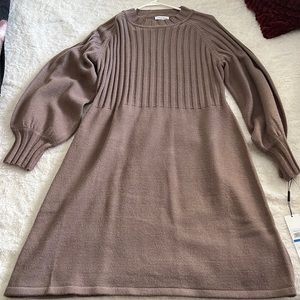 XL Mauve Calvin Klein Sweater Dress